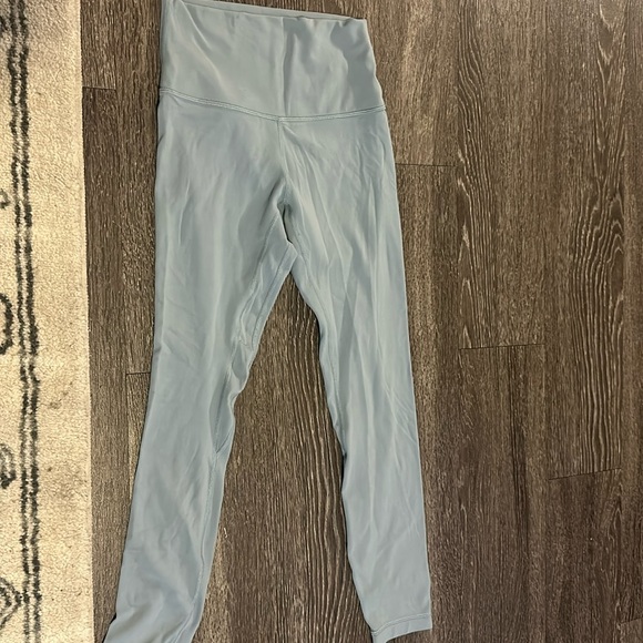 Baby blue lululemon leggings - Picture 1 of 2